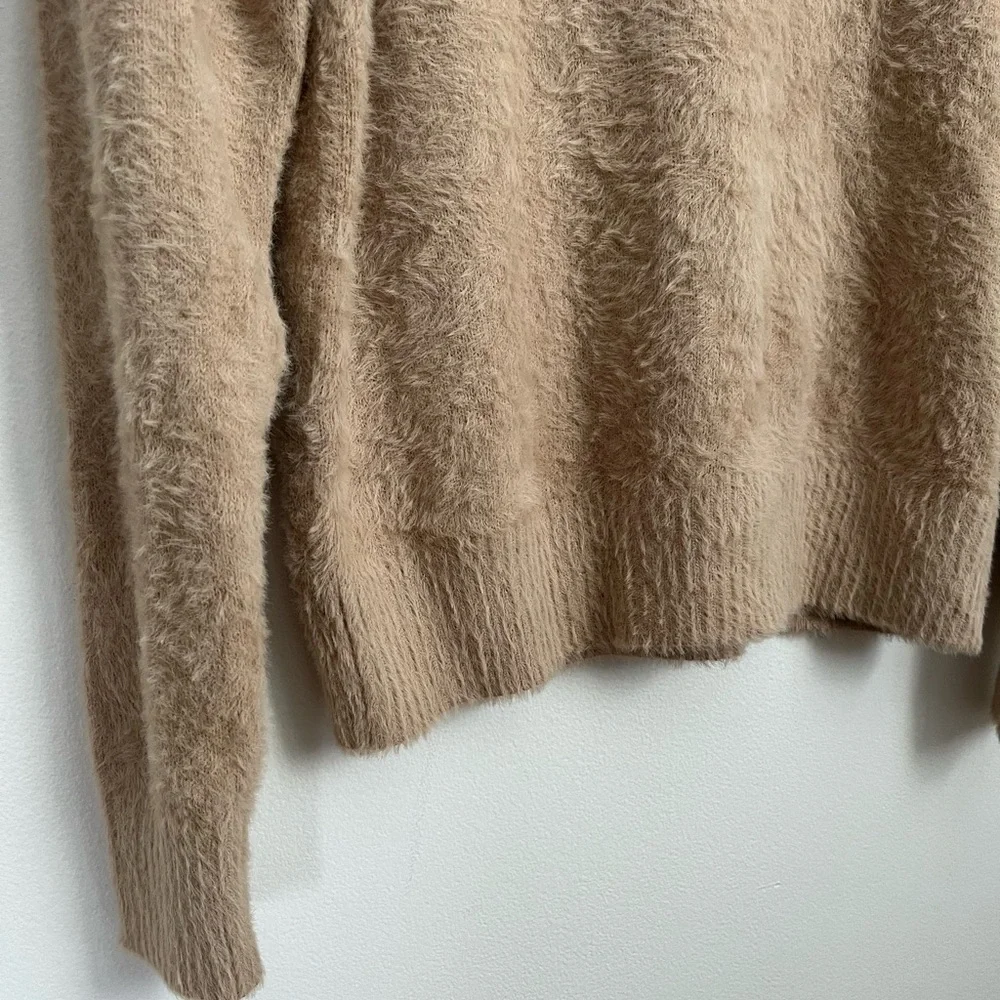 Another Love Finley Fuzzy Knit Sweater Chai - Picture 5 of 10